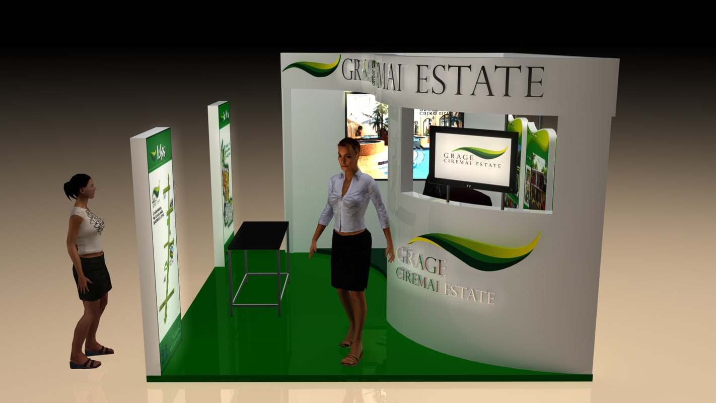 Booth promotion design 3D model - TurboSquid 1162904