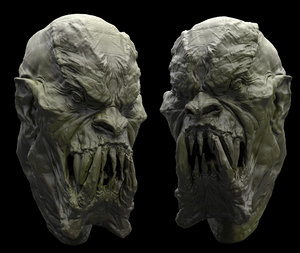 monster head 3D model