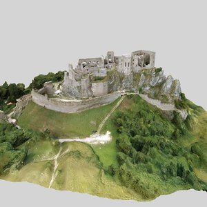 castle beckov 3D model