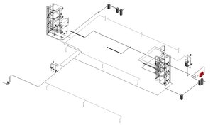 3D piping water vent