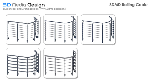 3D model archicad railing - TurboSquid 1163287
