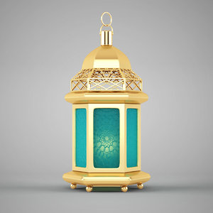 islamic lantern 3D model