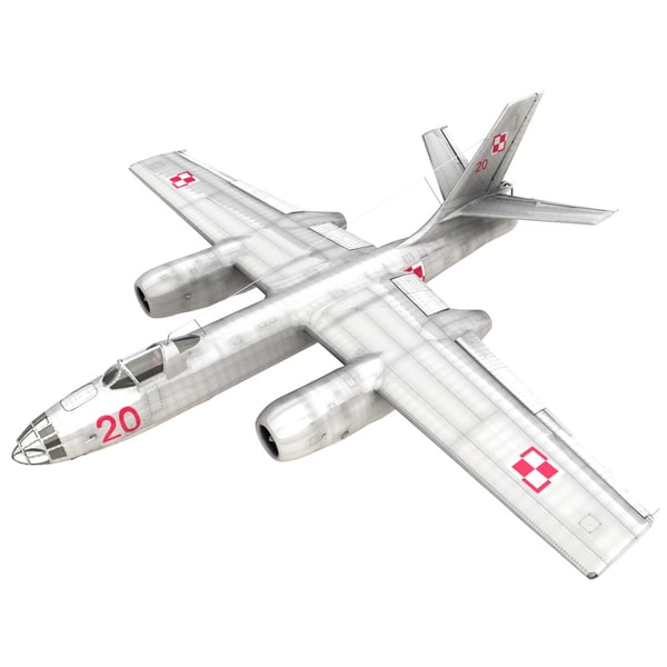 3d Ilyushin Il 28 Beagle Bomber Turbosquid