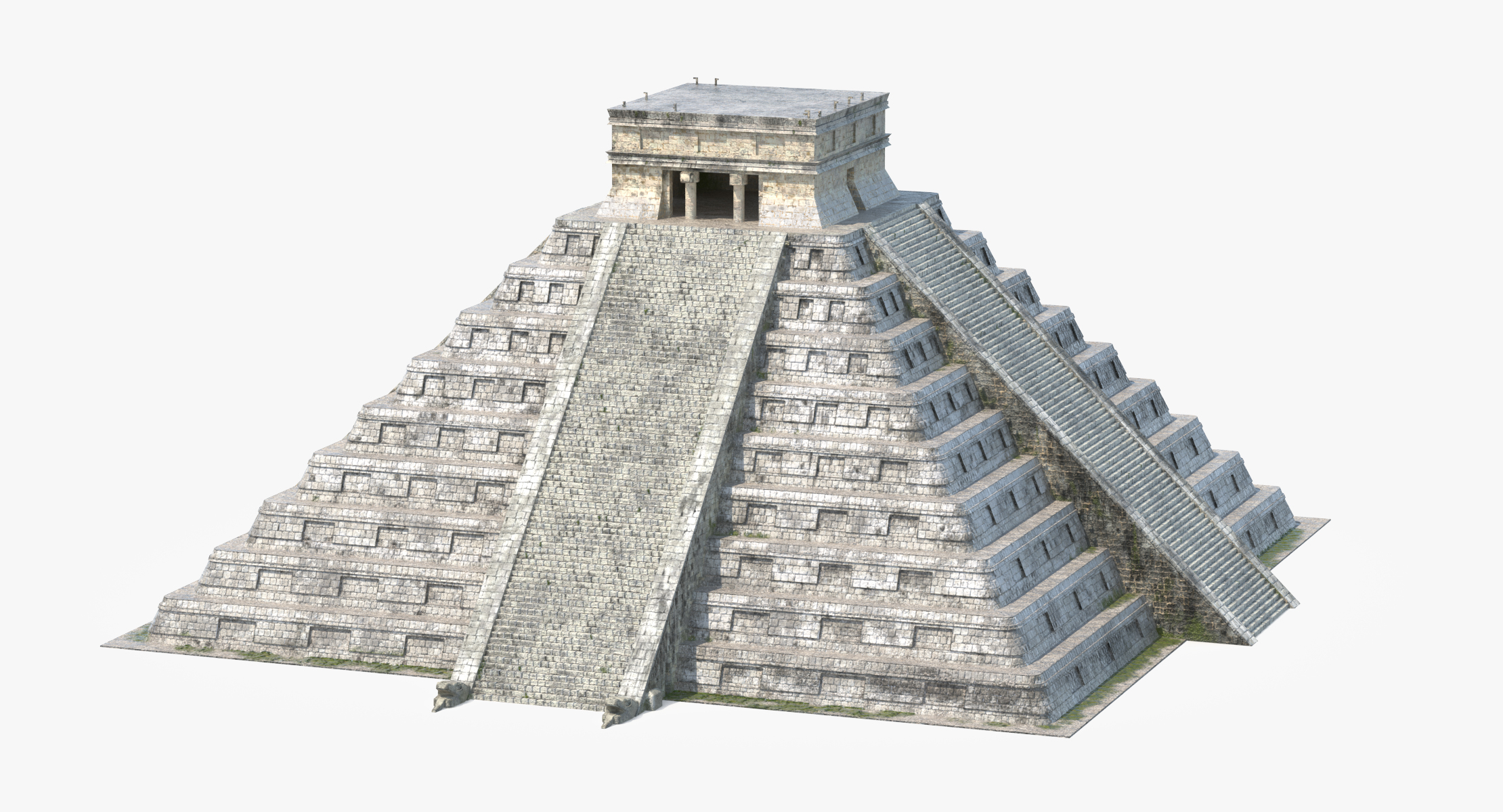 Pirâmide 02 - Chichen Itza Modelo 3D - TurboSquid 1163648