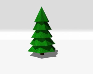 3D tree pinetree