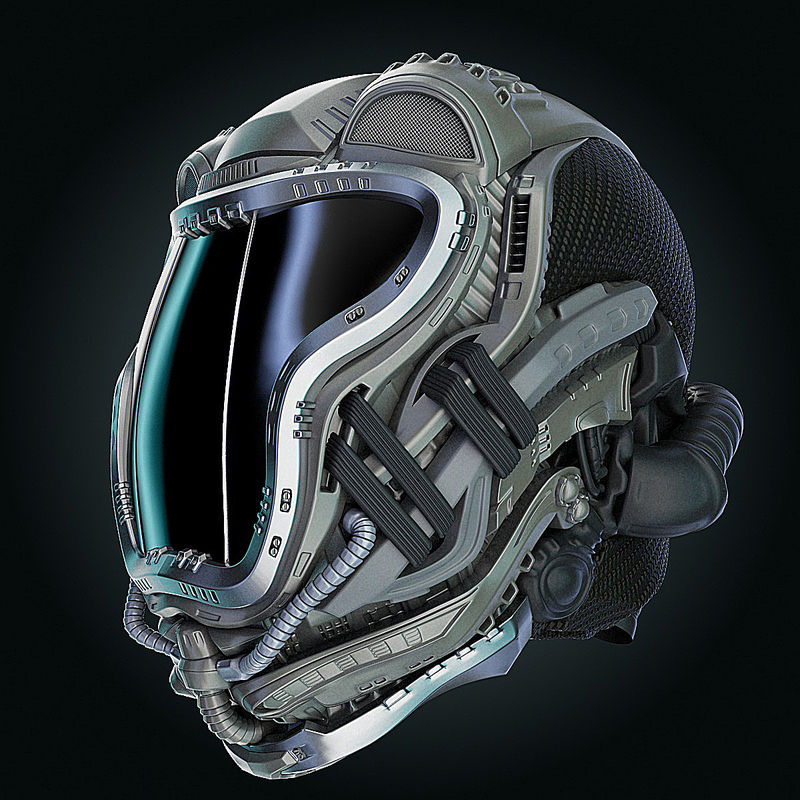 3D sci-fi helmet hd - TurboSquid 1164002
