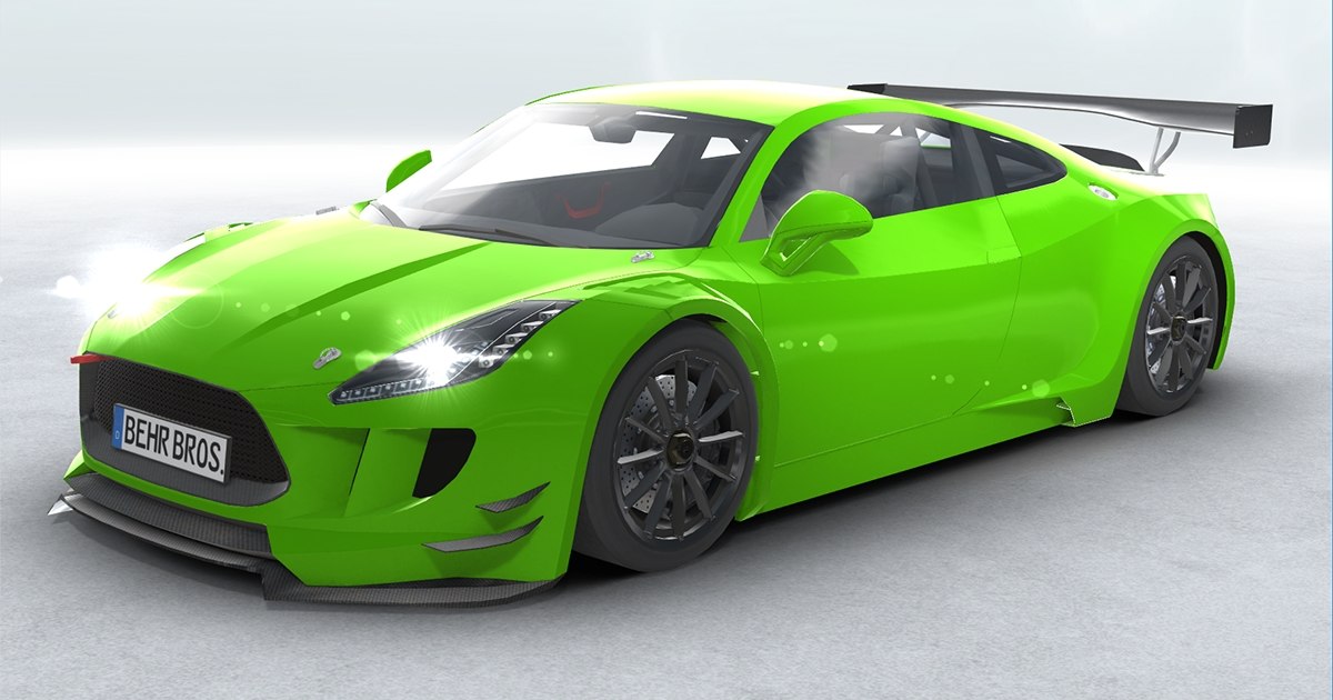 3D generic sports car gt TurboSquid 1164126