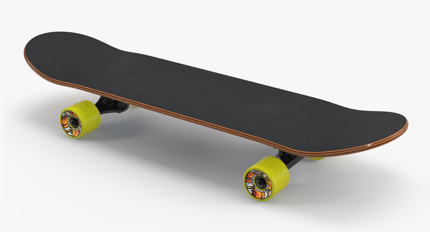 Classic shape skateboard 3D model TurboSquid 1164183