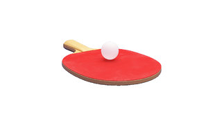 ping pong paddle 3D model