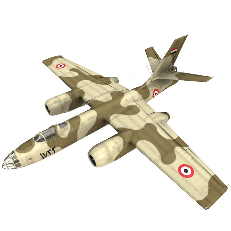 3d Ilyushin Il 28 Beagle Bomber Model Turbosquid