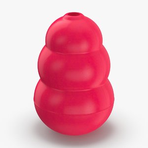 3D kong-style-dog-toy model