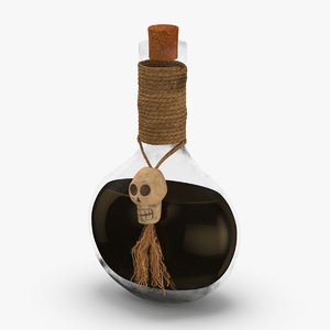 potion-jar-bottles-01---black 3D model