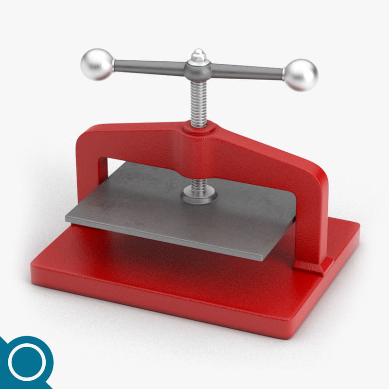 Paper manual press 3D TurboSquid 1164448
