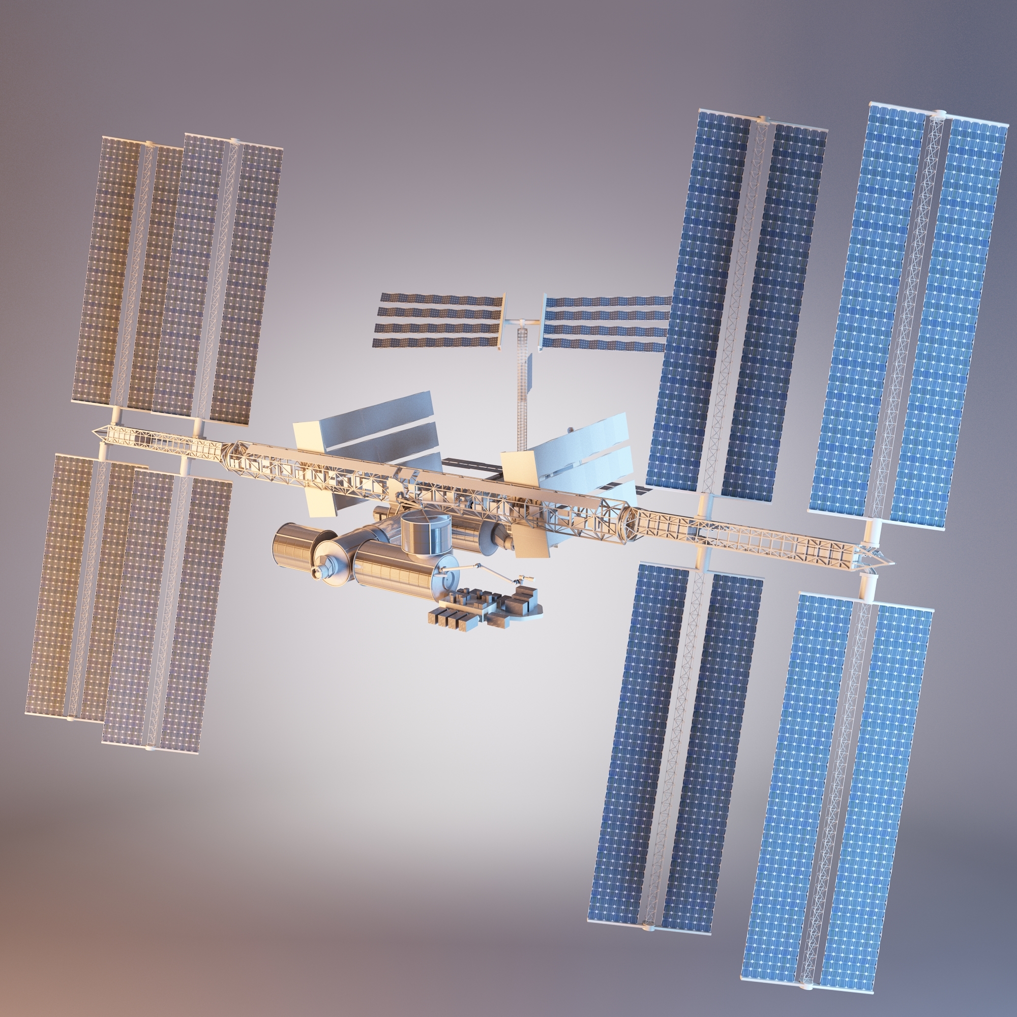 国际空间站与rig3d模型
