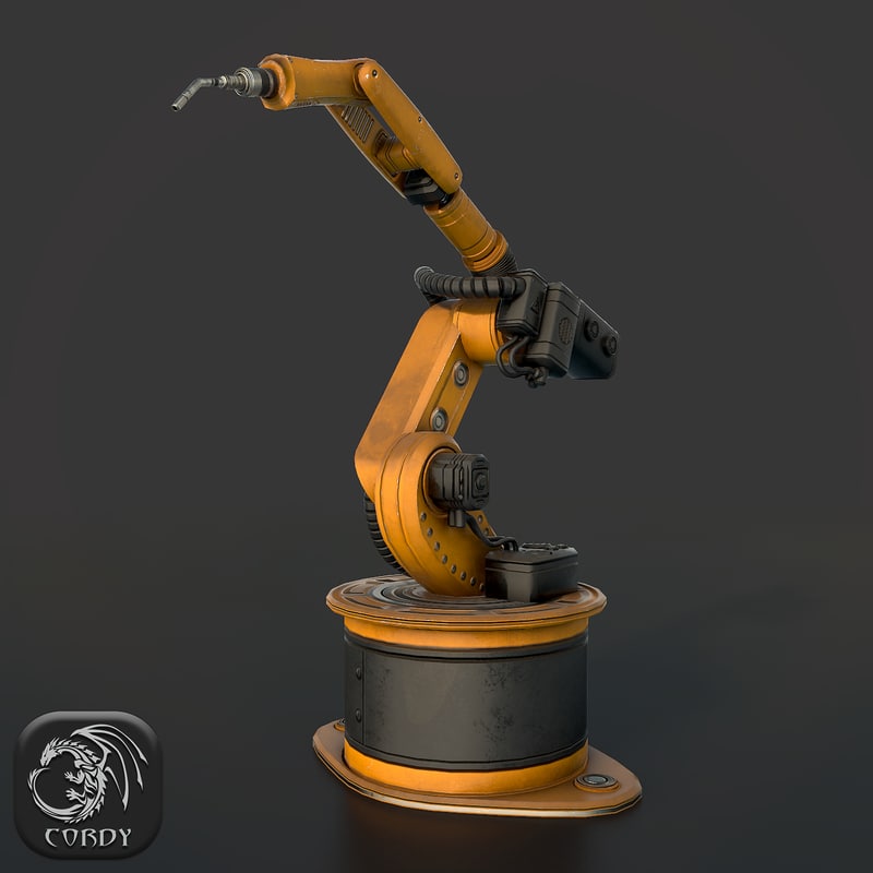 3D industrial robot kuka welding model - TurboSquid 1164568