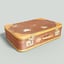 vintage suitcase retro 3D
