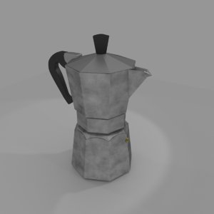 greca coffee maker 3D model