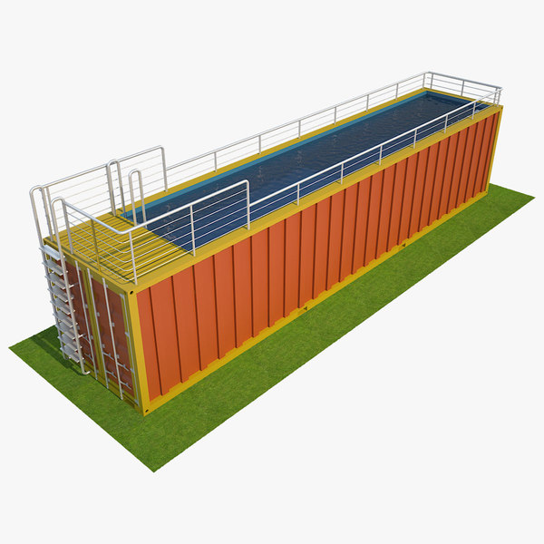 container swimming pool 3D