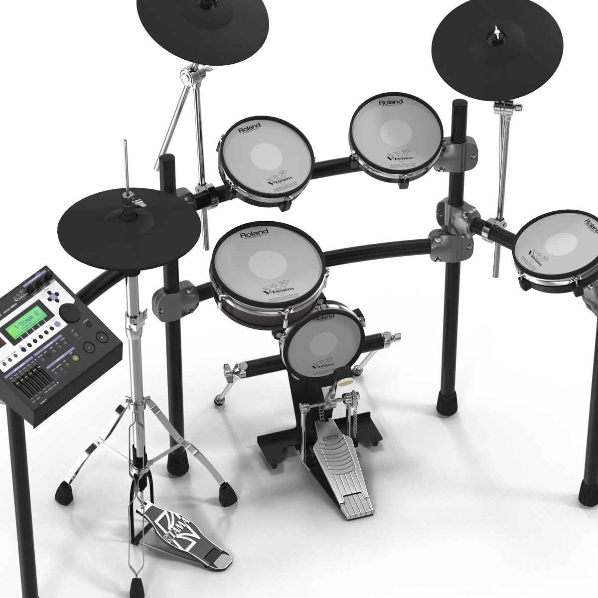 Electric drum kits 3D model - TurboSquid 1165169