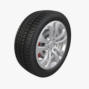 3D car wheel alloy disc