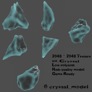 crystal 3D model