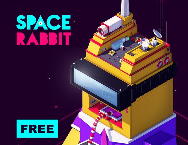 3D space rabbit model