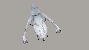 spaceship troopship 3D