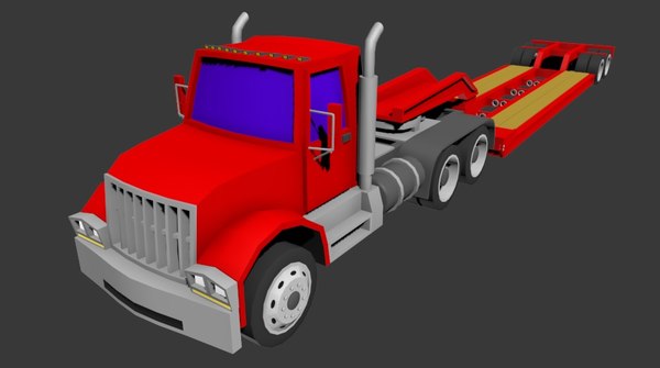 remote control lowboy truck