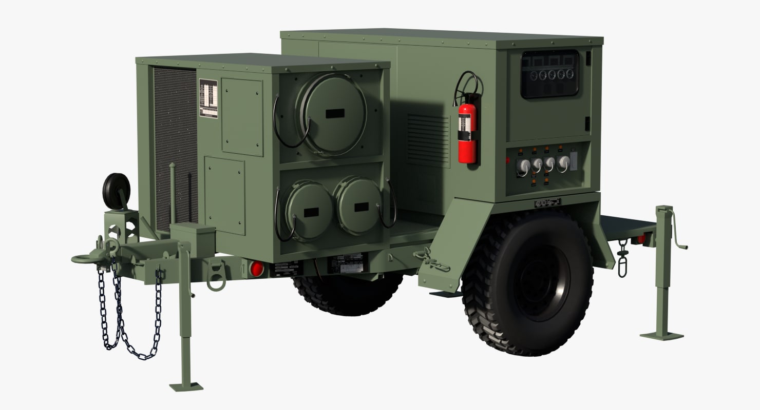 3D military power generator model - TurboSquid 1165634