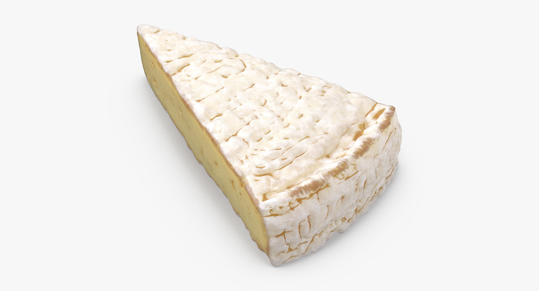 布里奶酪片3d模型