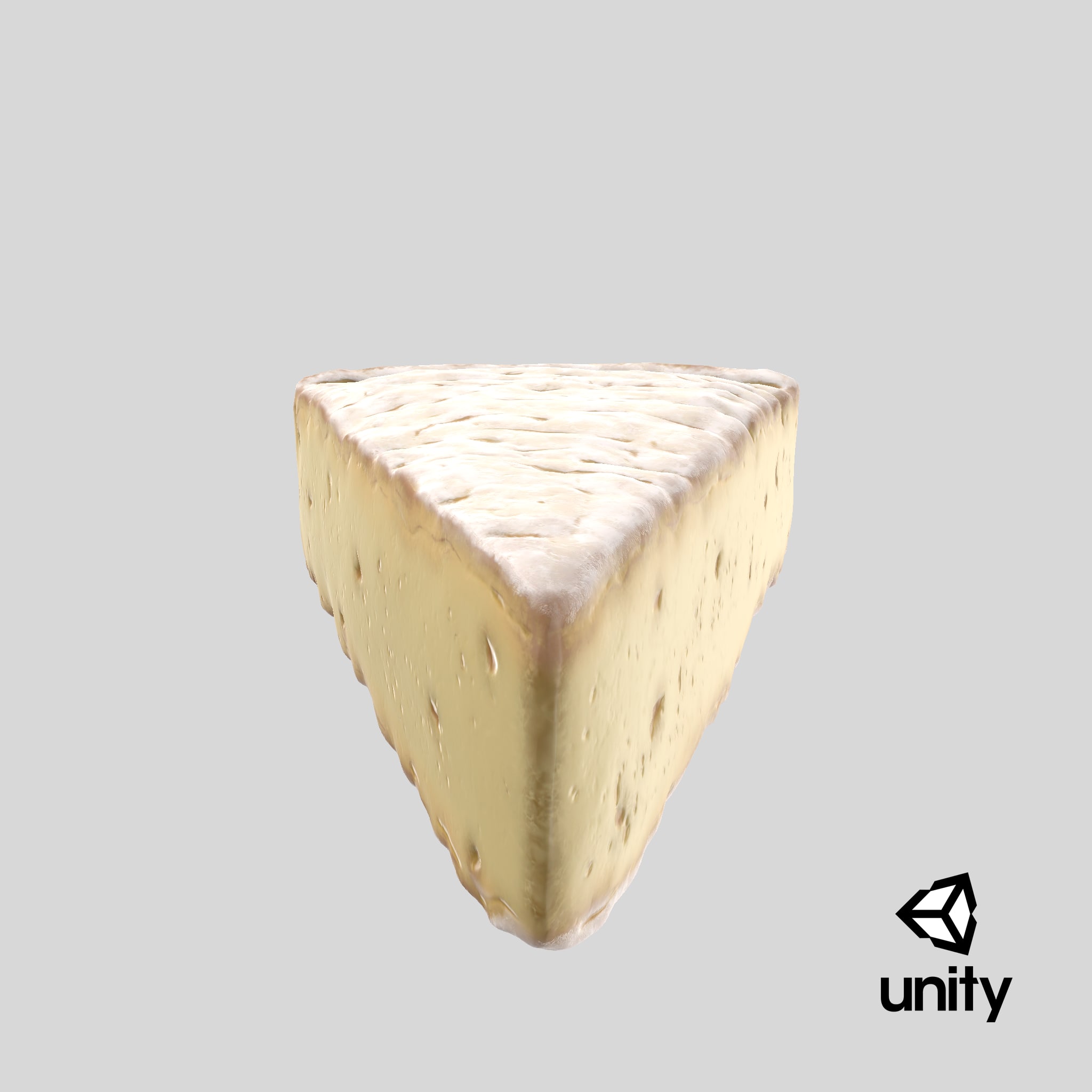 布里奶酪片3d模型