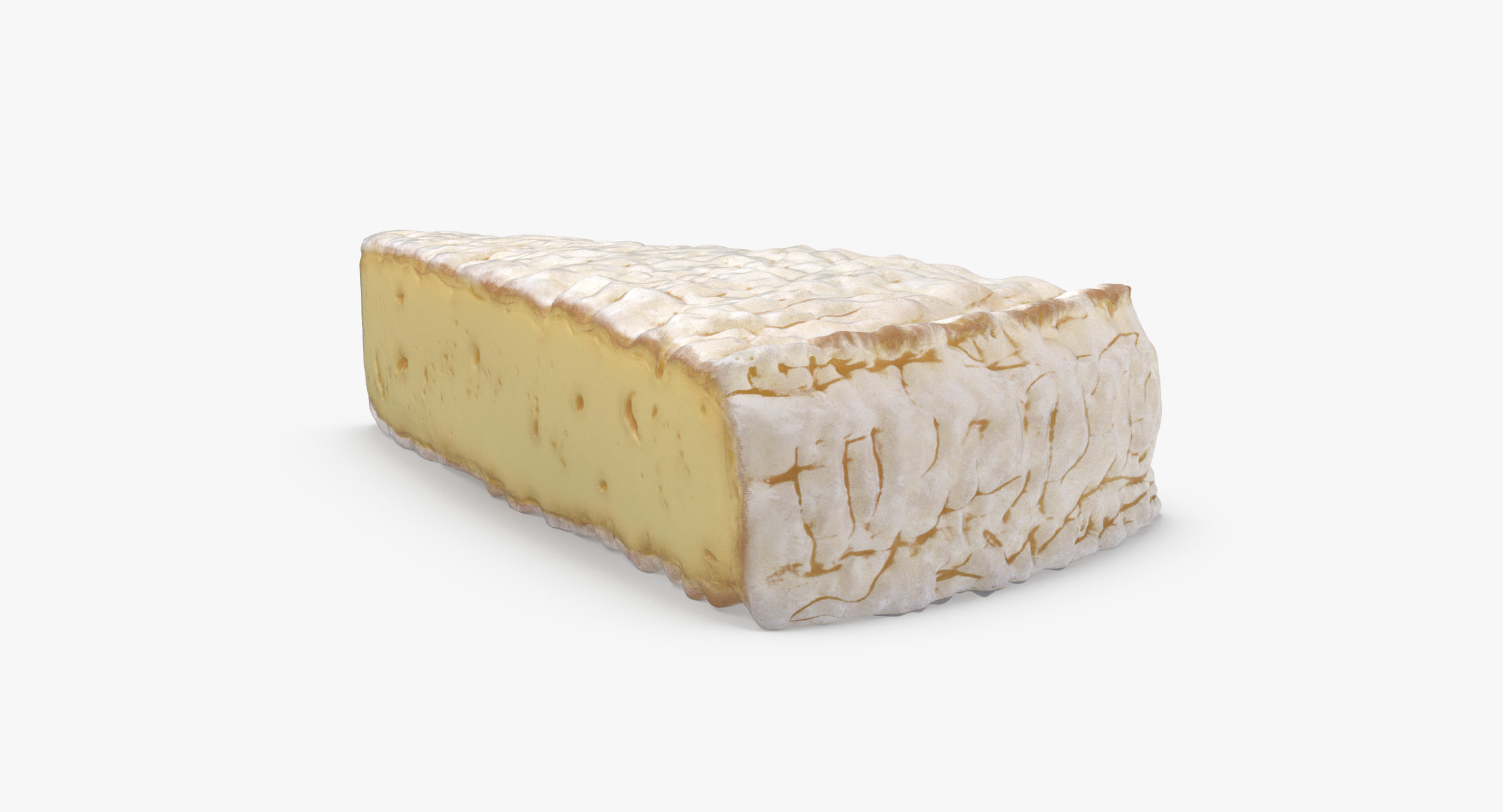 布里奶酪片3d模型