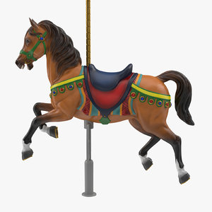 3D carousel horse v3