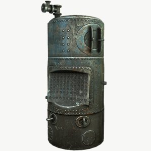 3D old boiler