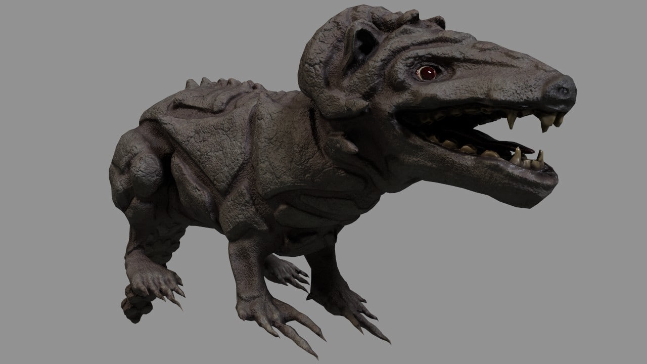 Ratdog monster games model TurboSquid 1165969