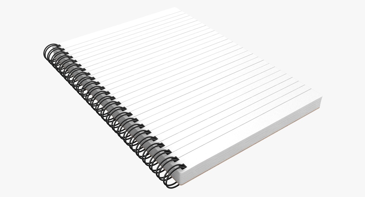 Realistic notebook 2 3D model - TurboSquid 1166025