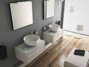 3D bathroom porcelanosa