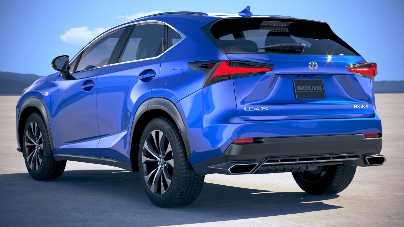 Lexus Nx300 2018 Model - Turbosquid 1166212