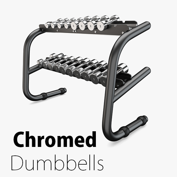 3D model load - weight chromed