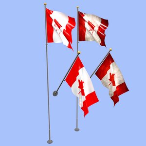 canada flag model