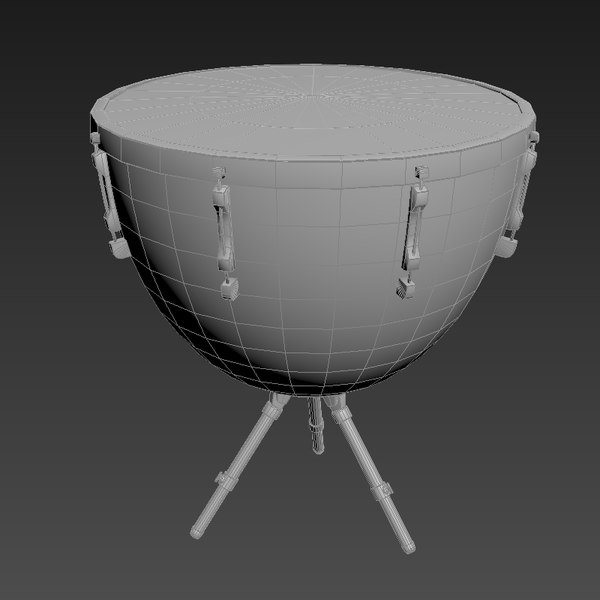 Timpani pbr unity 3D model TurboSquid 1166408