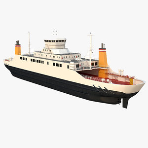 car ferry 3D model
