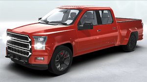 generic pickup realtime real time 3D model
