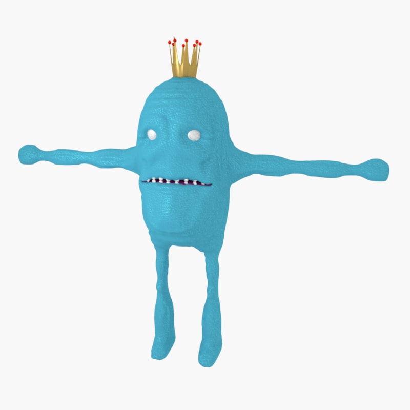 Free 3D king jelly bean model TurboSquid 1166629