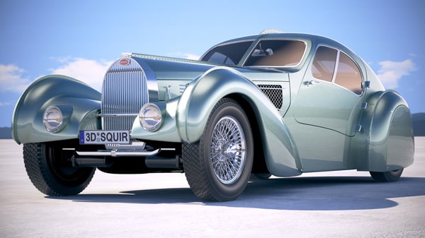 3D bugatti type 57 model - TurboSquid 1166757