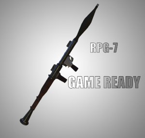 3D ready rpg-7 games - model