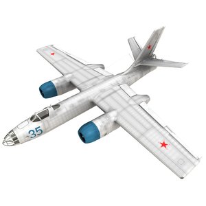 3D model ilyushin il-28 beagle air force