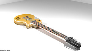 electric guitar 3D