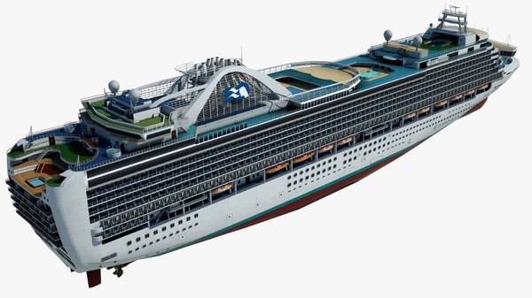 Cruise ruby princess ship 3D model - TurboSquid 1167139