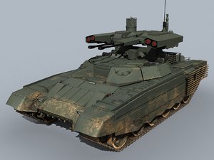 3D bmpt russian tank bmpt-72